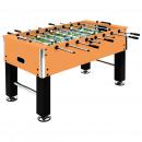 Kickertisch Stahl 60 kg 140x74,5x87,5 cm Hellbraun und Schwarz