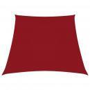 Sonnensegel Oxford-Gewebe Trapezförmig 2/4x3 m Rot