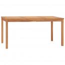 Garten-Esstisch 160x80x77 cm Massivholz Teak
