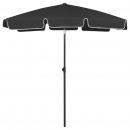 Strandschirm Schwarz 180x120 cm