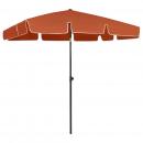 Strandschirm Terracotta-Rot 200x125 cm