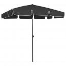 Strandschirm Schwarz 200x125 cm