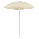 Sonnenschirm mit Stahlmast Sandfarben 180 cm 