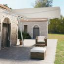 Standmarkise Manuell Einziehbar 450x350 cm Creme