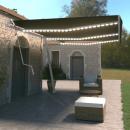Automatische Markise mit LED & Windsensor 600x350 cm Anthrazit