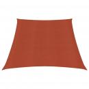 Sonnensegel 160 g/m² Terrakottarot 3/4x2 m HDPE