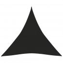 Sonnensegel 160 g/m² Schwarz 3,6x3,6x3,6 m HDPE