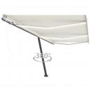 Automatische Markise mit LED & Windsensor 600x350 cm Creme