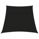 Sonnensegel Oxford-Gewebe Trapezförmig 3/5x4 m Schwarz