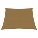 Sonnensegel 160 g/m² Taupe 3/4x2 m HDPE