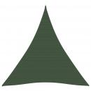 Sonnensegel 160 g/m² Dunkelgrün 5x6x6 m HDPE
