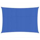 Sonnensegel 160 g/m² Blau 2x4 m HDPE