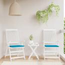 Gartenstuhl-Kissen 2 Stk. Blau 40x40x3 cm Oxford-Gewebe