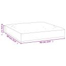 Palettenkissen Creme 60x60x8 cm Oxford-Gewebe