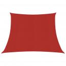 Sonnensegel 160 g/m² Rot 4/5x3 m HDPE