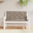 Gartenbank-Auflagen 2 Stk. Taupe 120x50x7 cm Oxford-Gewebe