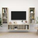 3-tlg. TV-Schrank-Set Sonoma-Eiche Holzwerkstoff