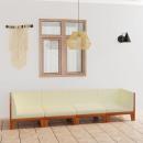 4-tlg. Garten-Lounge-Set mit Kissen Akazie Massivholz