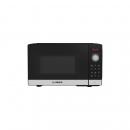 Bosch FEL023MS2 Serie 2 Stand Mikrowelle, 800 W, 20L, Kindersicherung, AutoPilot 8, LED-Display, Quickstart, Edelstahl/Schwarz