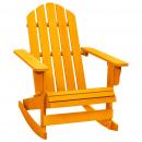 Adirondack-Schaukelstuhl Massivholz Tanne Orange