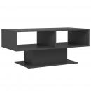 Couchtisch Grau 103,5x50x44,5 cm Holzwerkstoff