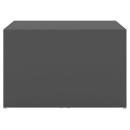 3-tlg. Satztisch-Set Grau 60x60x38 cm Holzwerkstoff