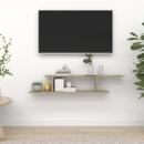 TV-Wandregal Sonoma-Eiche 125x18x23 cm Holzwerkstoff