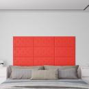 Wandpaneele 12 Stk. Rot 60x30 cm Kunstleder 2,16 m²