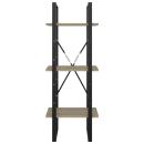 Bücherregal 3 Fächer Sonoma-Eiche 40x30x105 cm Holzwerkstoff