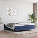 Taschenfederkernmatratze Blau 160x200x20 cm Stoff